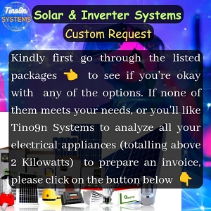 Custom Solar & Inverter installation request